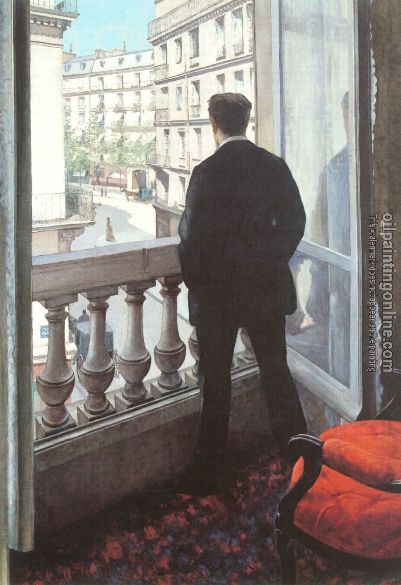 Gustave Caillebotte - A Young Man at His Window